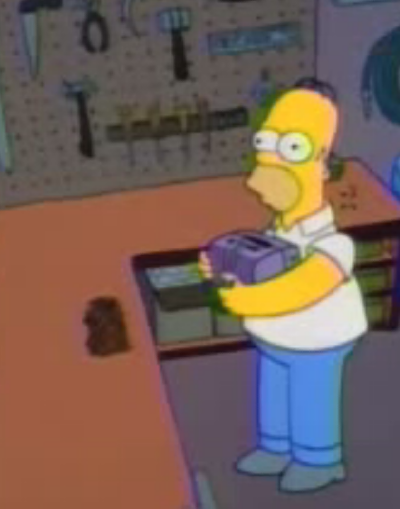 Tidsmaskin i The Simpsons