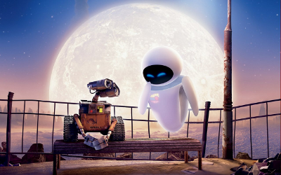 Wall-E og EVE frå Wall·E
