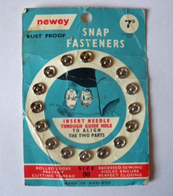 Vintage Newey Snap Fasteners